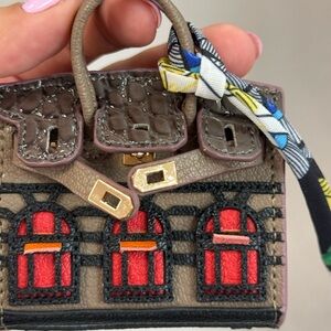 Stylish Women's mini Bag with Red and Black Accents